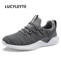 LUCYLEYTE 2018 Hot Sale Four Seasons Running Shoes Men Lace-up Athletic Trainers  Sports Male Shoes Outdoor Walking Sneakers